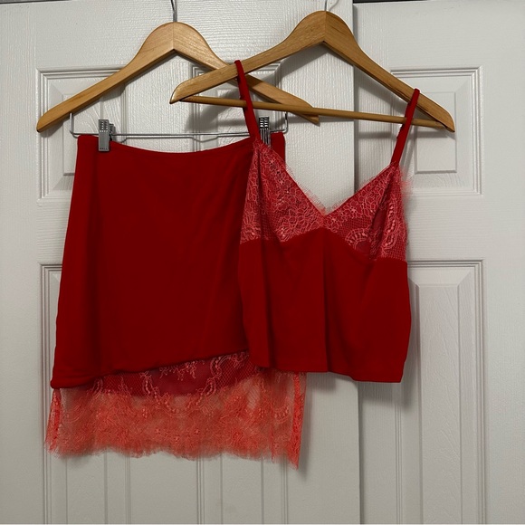 Fleur du mal red lace set - Picture 1 of 5